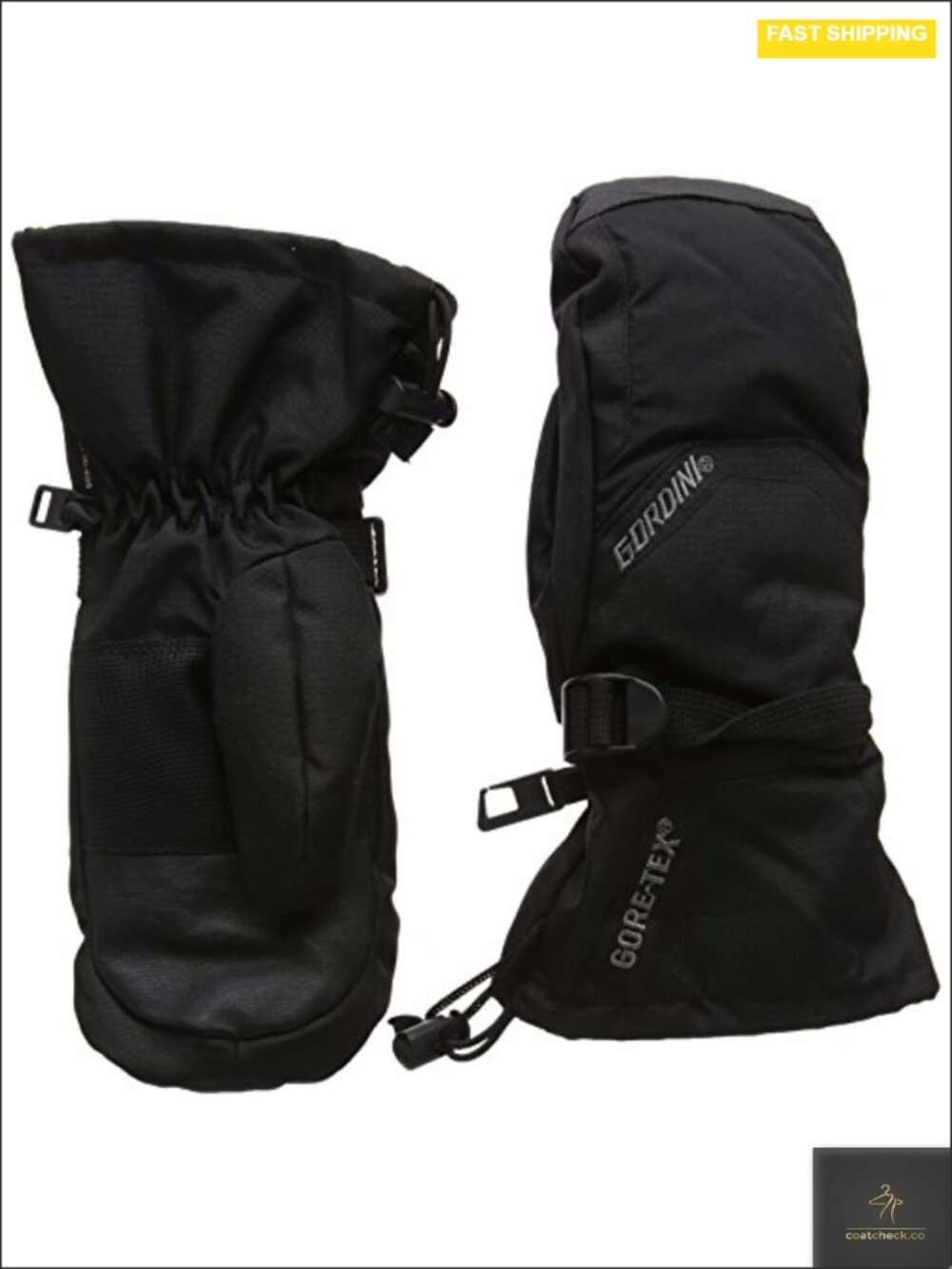 Gordini Women's Gauntlet Mittens - Insulated Ski Gloves Black Medium (Actually